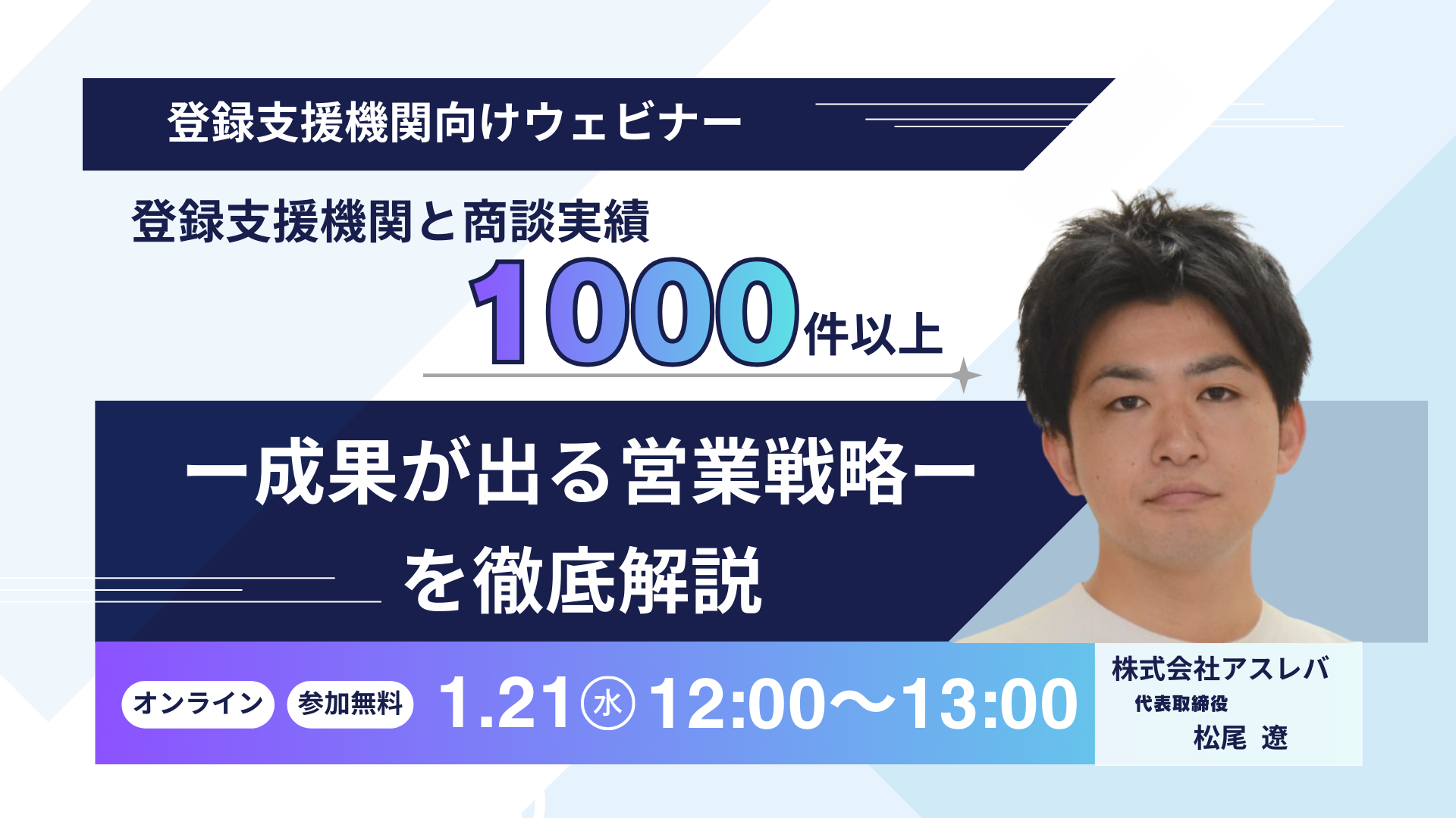 登録支援機関との商談実績1000件以上 ー成果が出る登録支援機関の営業戦略を徹底解説ー